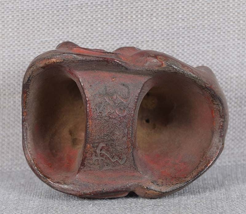 19c netsuke MASK BATO by RYUUN - 3