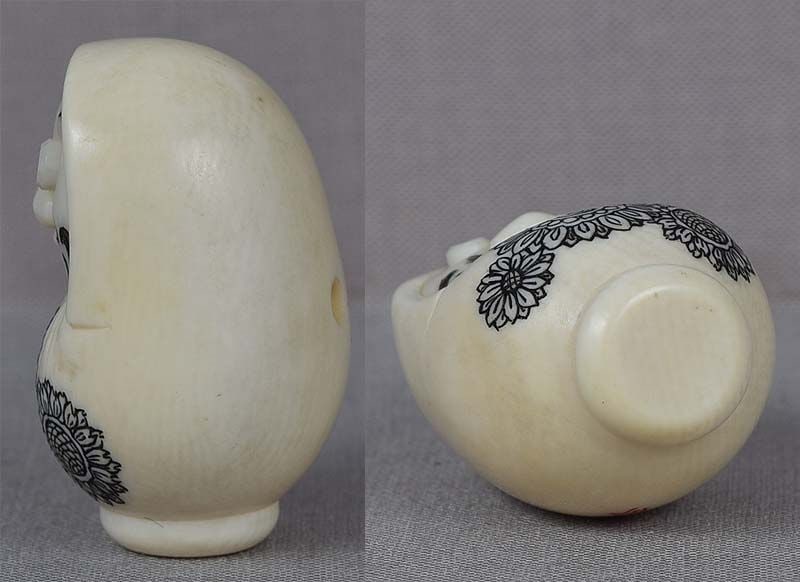 Netsuke DARUMA DOLL by RYOSHU - 5