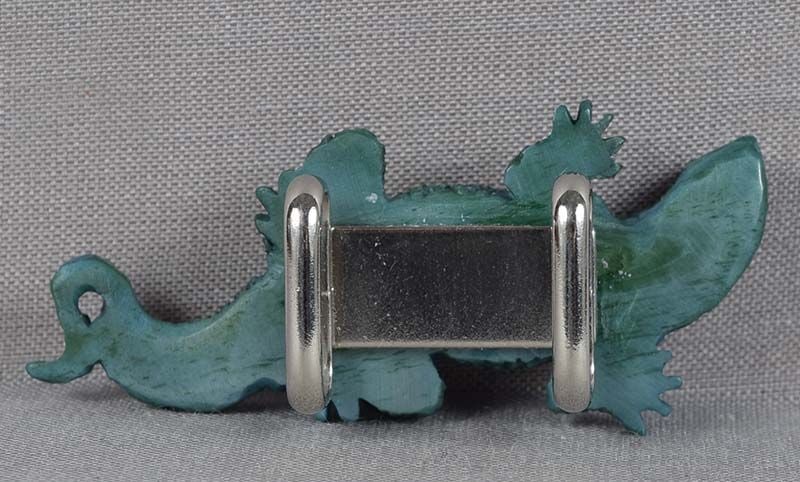 Vintage bone OBIDOME netsuke LIZARD - 3