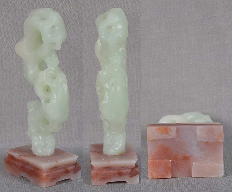 Vintage Chinese SCHOLARS ROCK soapstone as Taihu - 4