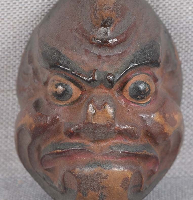 19c netsuke MASK O-BESHIMI by RYUUN - 4