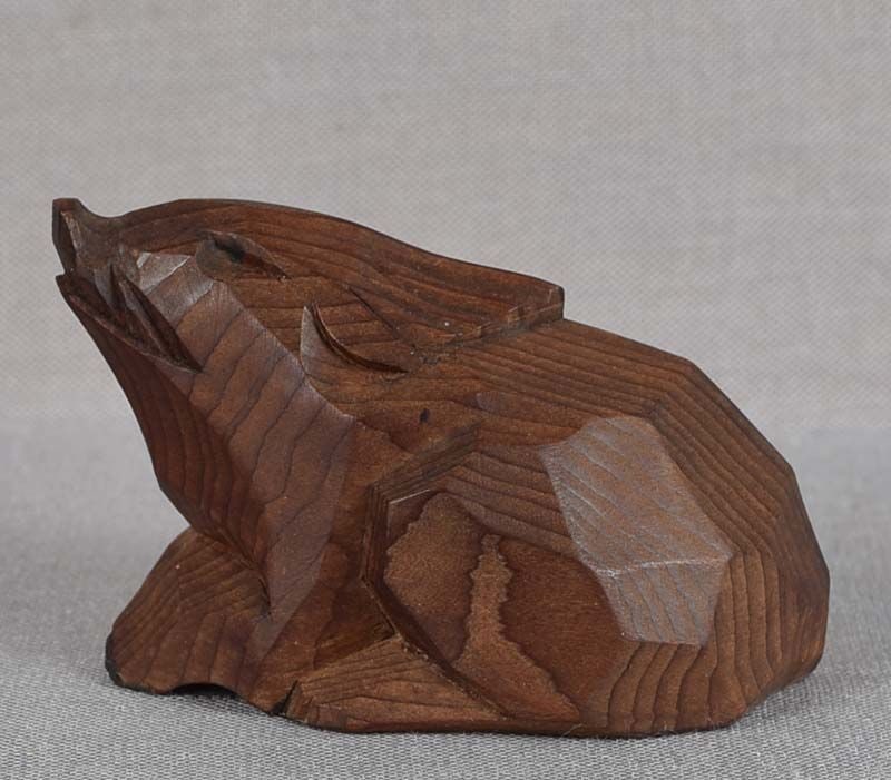 19c Hida school netsuke WILD BOAR - 4
