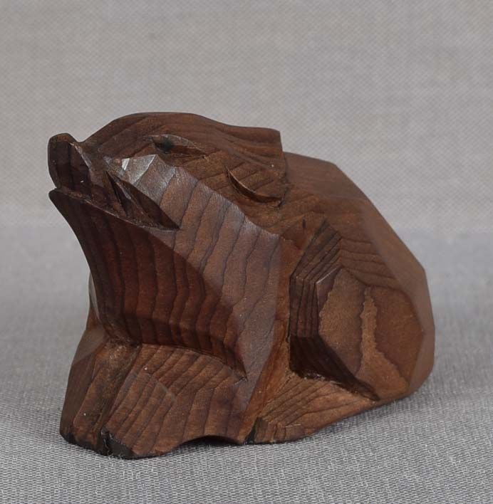 19c Hida school netsuke WILD BOAR - 5
