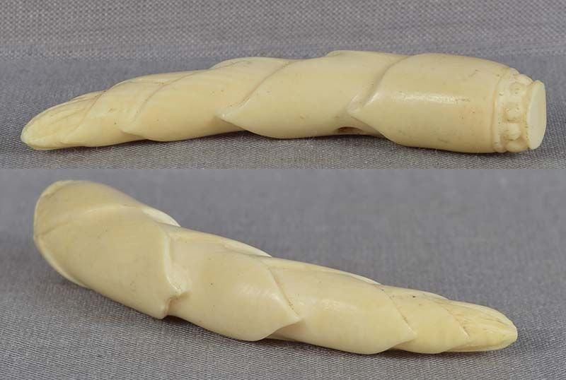 Late Meiji netsuke BAMBOO SHOOT - 3