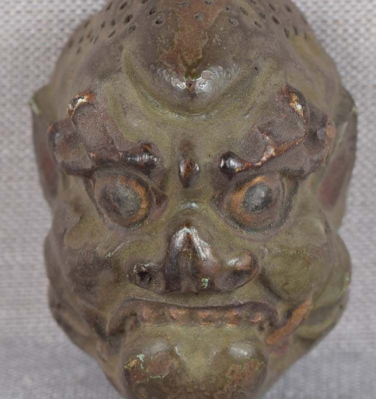 19c netsuke MASK KENTOKU by RYUUN - 4