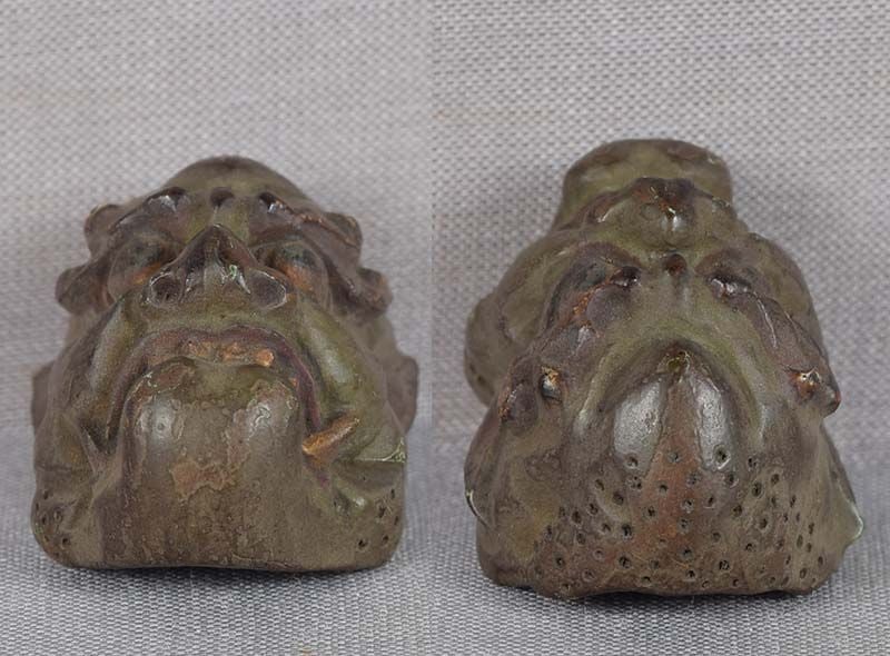 19c netsuke MASK KENTOKU by RYUUN - 5
