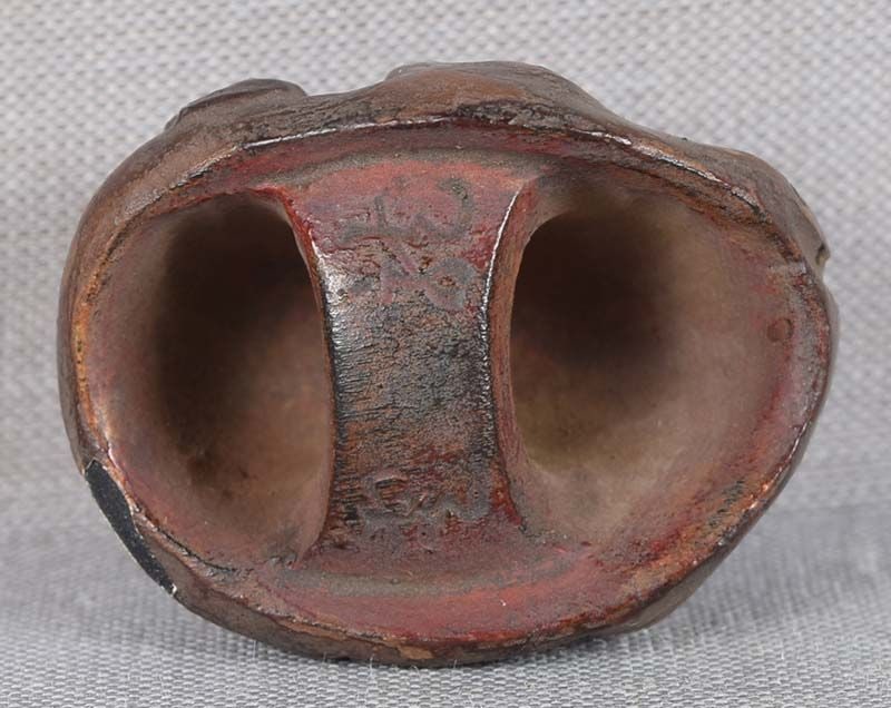 19c netsuke MASK USOFUKI by RYUUN - 3