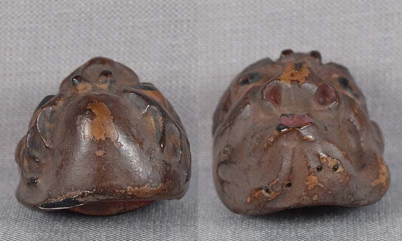 19c netsuke MASK USOFUKI by RYUUN - 5