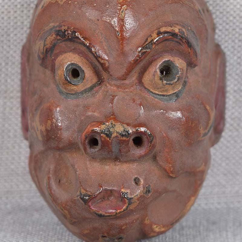 19c netsuke MASK USOFUKI by RYUUN - 3