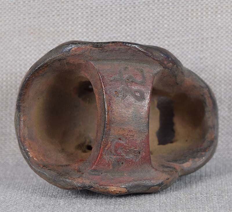 19c netsuke MASK SHISHIGUCHI by RYUUN - 3