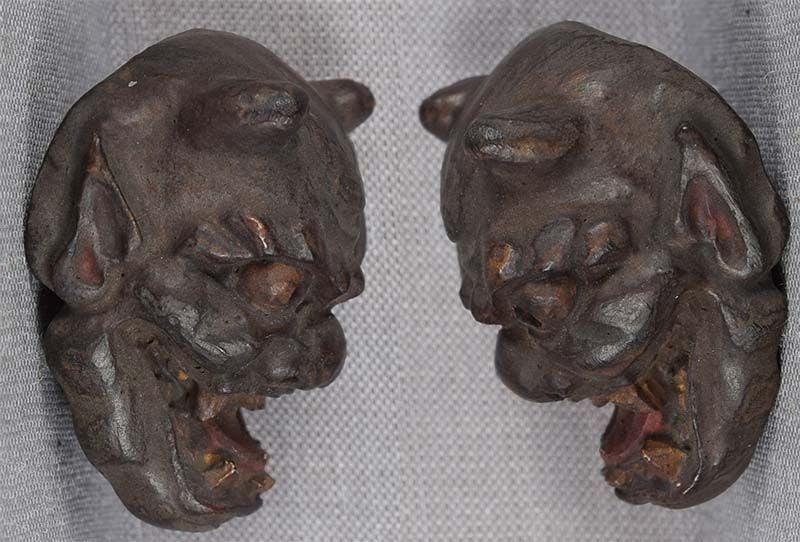 19c netsuke MASK DEMON HANNYA by RYUUN - 2