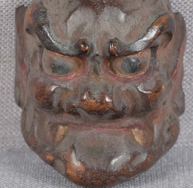 19c netsuke MASK BESHIMI by RYUUN - 4