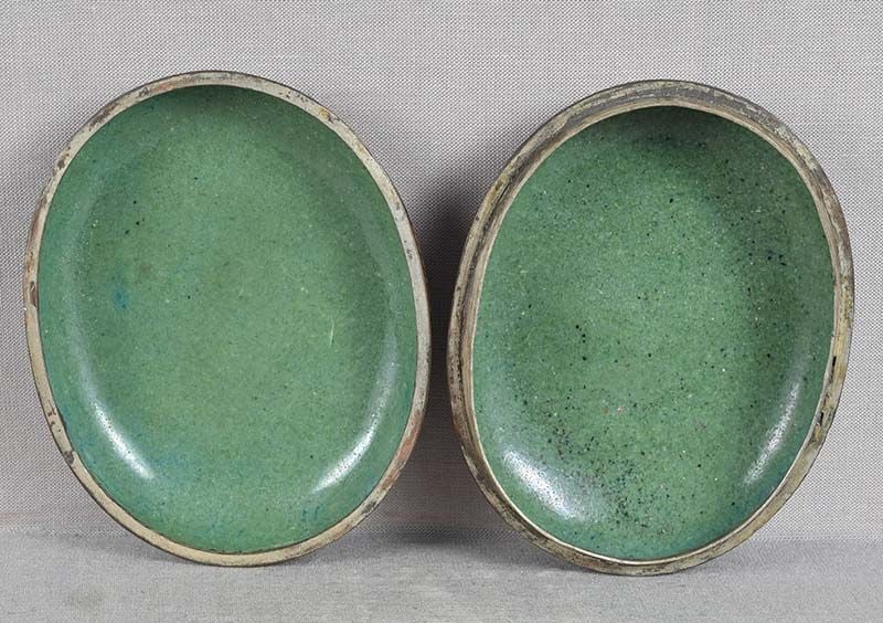 Early 19c JAPANESE CLOISONNE tea ceremony KOGO - 4