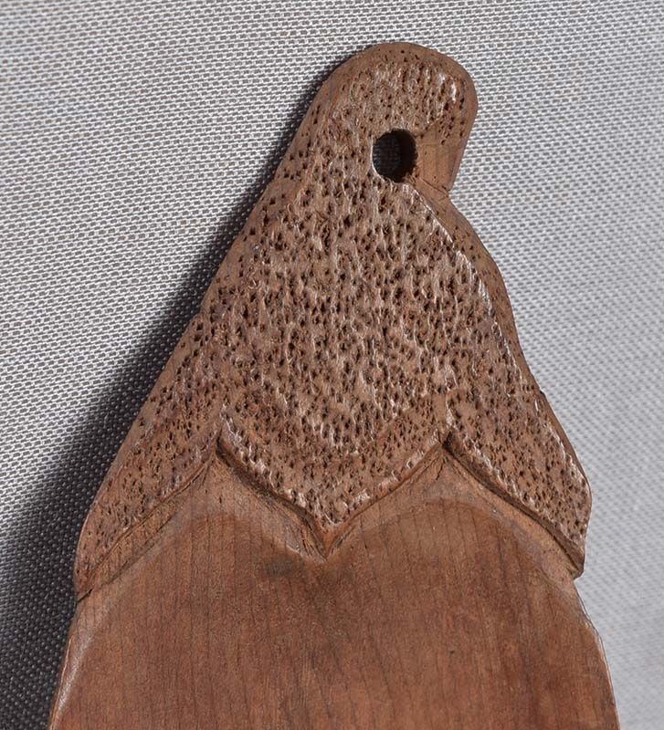 Vintage Japanese TEA SCOOP EGGPLANT for sencha - 2