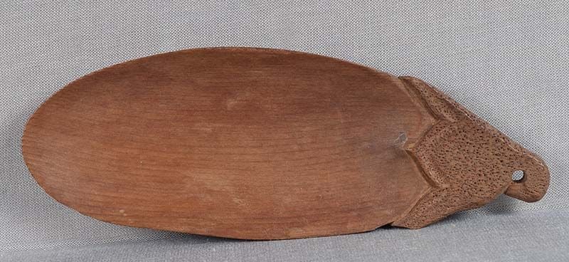 Vintage Japanese TEA SCOOP EGGPLANT for sencha - 5