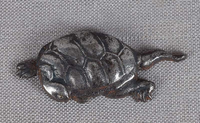 19c Japanese sword MENUKI TURTLE - 3