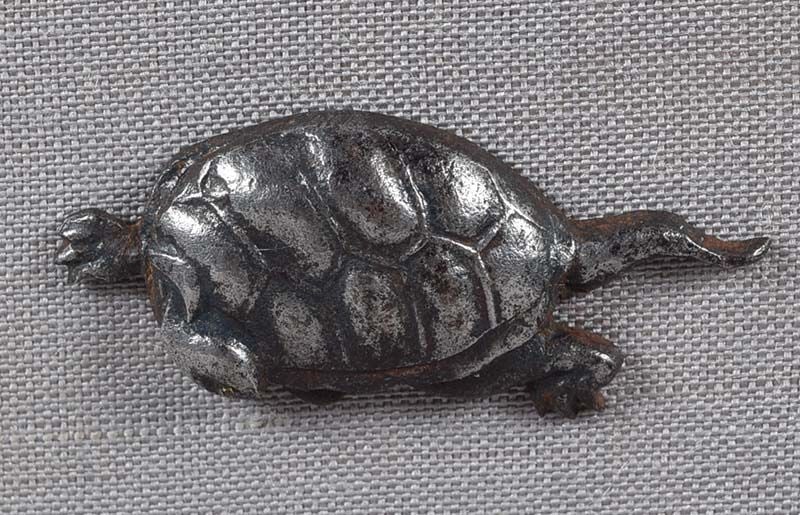 19c Japanese sword MENUKI TURTLE - 5