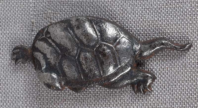 19c Japanese sword MENUKI TURTLE - 6