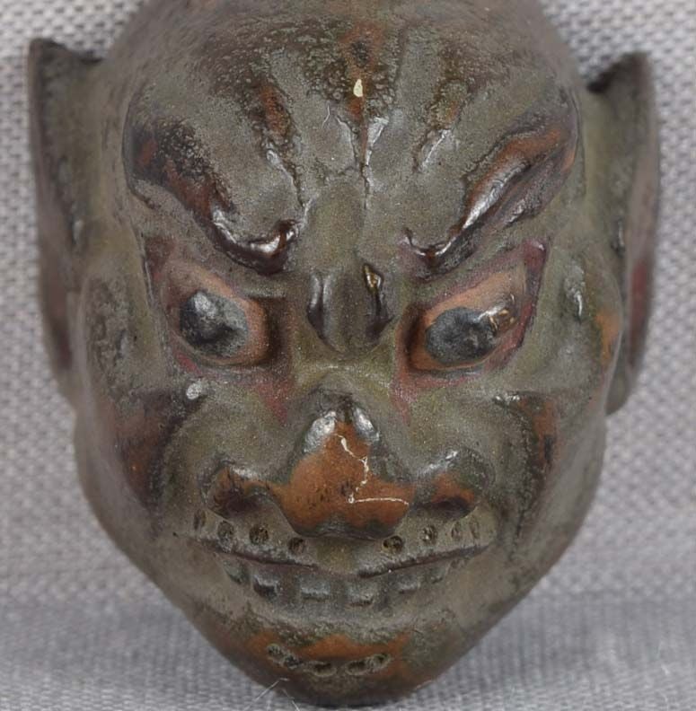 19c netsuke MASK BAT by RYUUN - 4