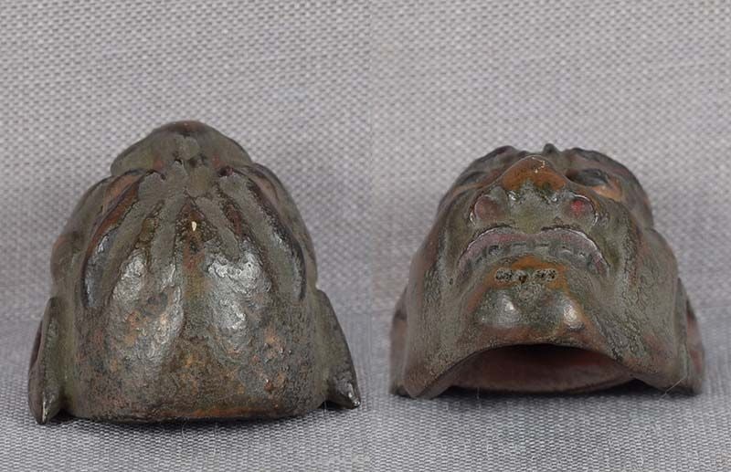19c netsuke MASK BAT by RYUUN - 5