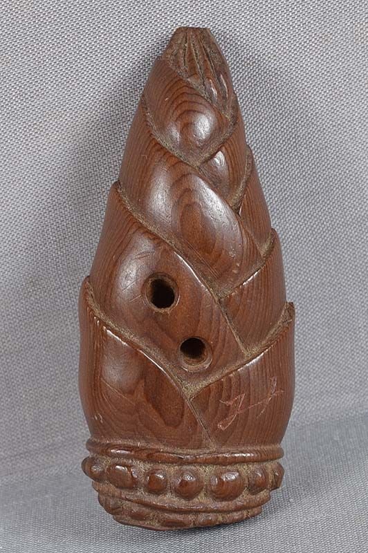 Meiji / Taisho netsuke BAMBOO SHOOT signed / inscribed - 2
