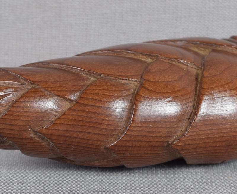Meiji / Taisho netsuke BAMBOO SHOOT signed / inscribed - 5