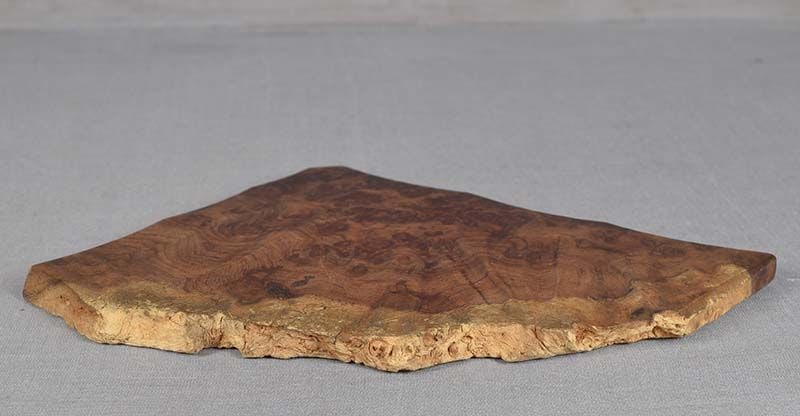 1900s Japanese BURLWOOD STAND tea ceremony display - 2