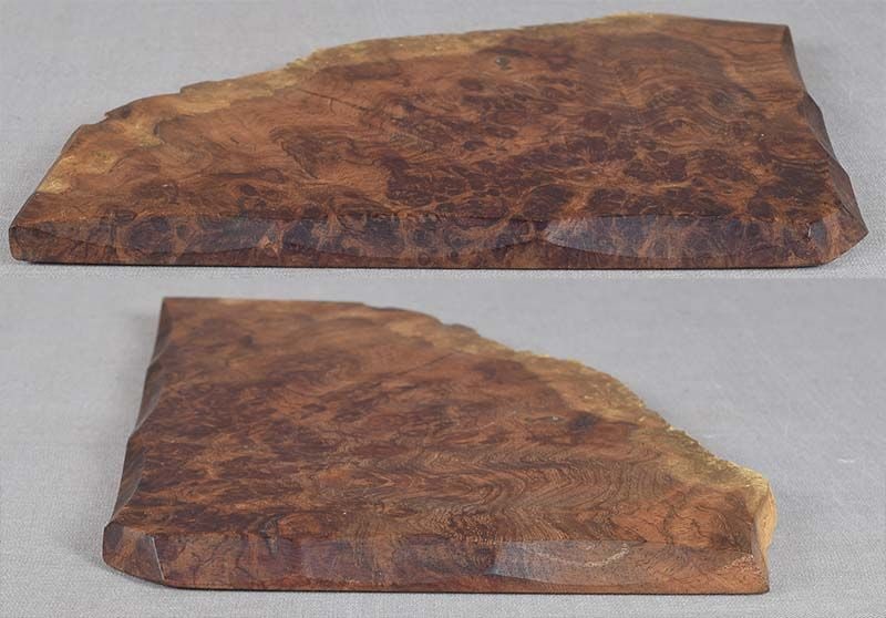 1900s Japanese BURLWOOD STAND tea ceremony display - 4