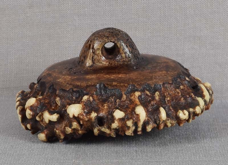 19c netsuke STAGHORN CORONET - 2