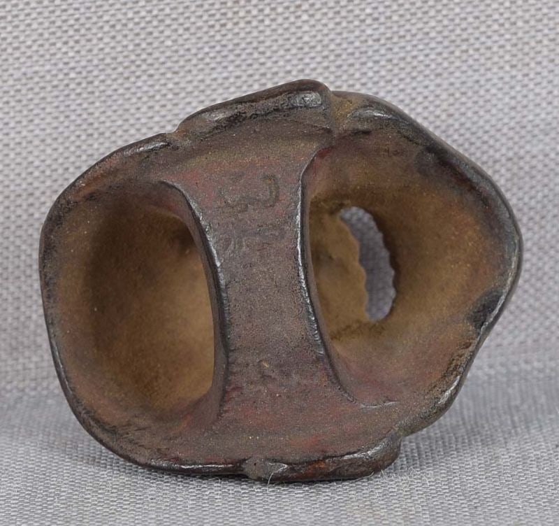 19c netsuke MASK EMI-MEN by RYUUN - 3