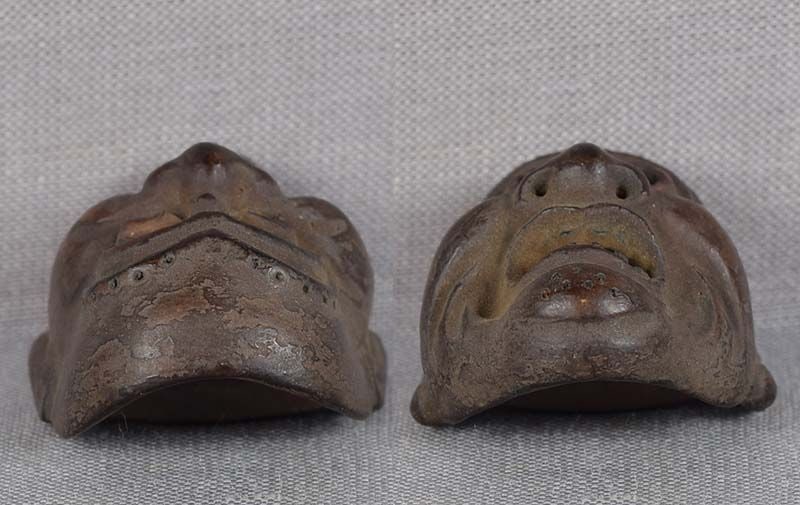 19c netsuke MASK EMI-MEN by RYUUN - 5