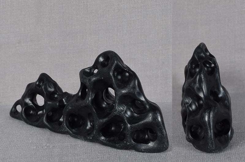 Vintage Chinese scholar BRUSH REST soapstone as Taihu rock - 4