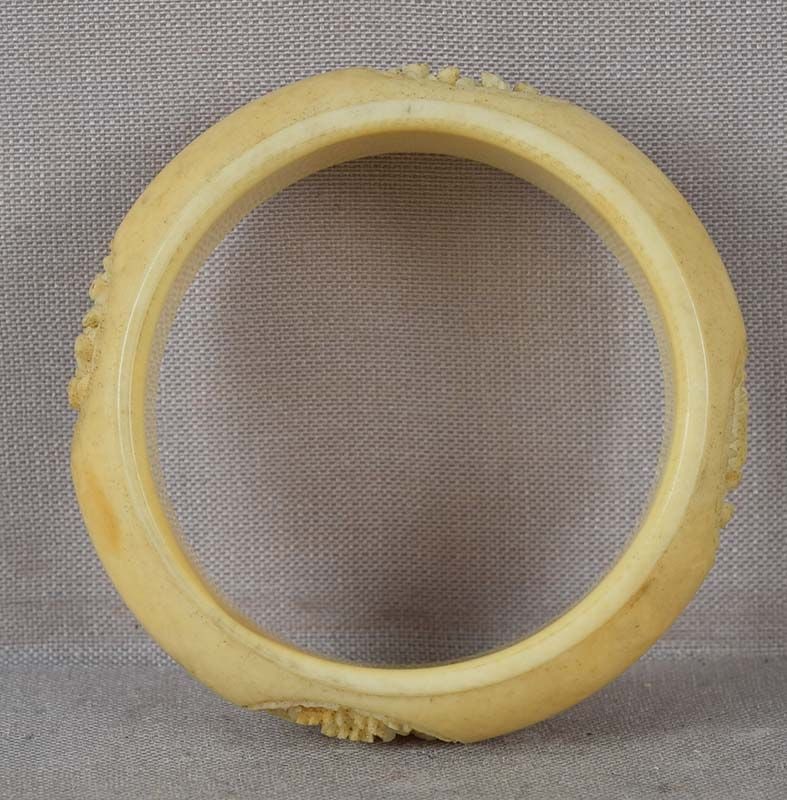 19c Chinese export NAPKIN RING Chinese scholars - 6