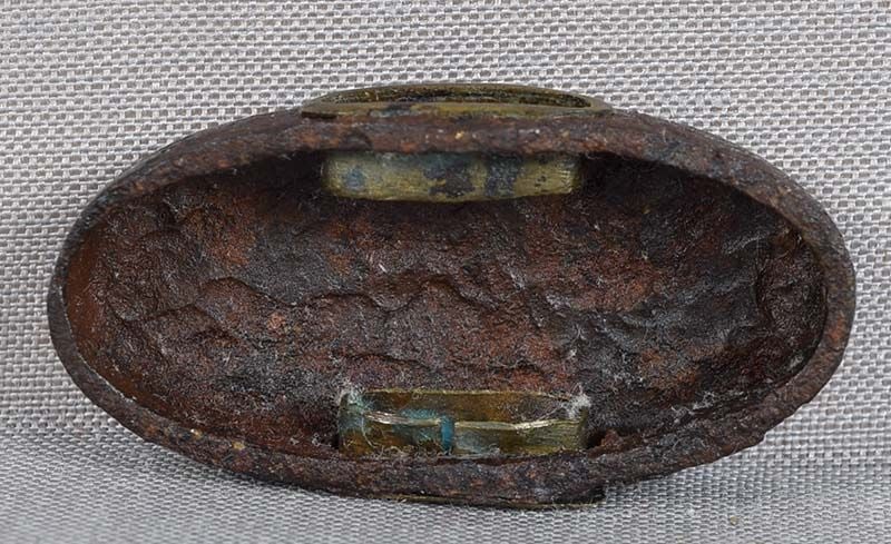 19c Japanese sword iron KASHIRA SHOKI the DEMON QUELLER - 3