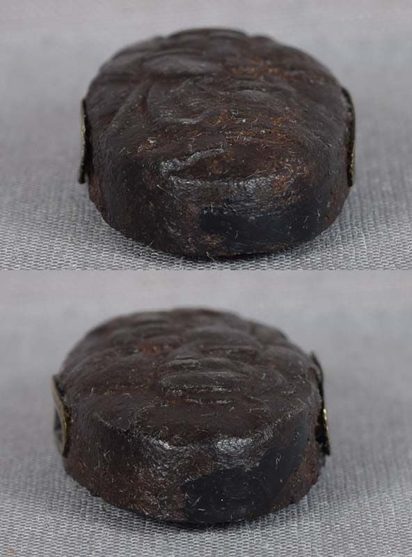 19c Japanese sword iron KASHIRA SHOKI the DEMON QUELLER - 5