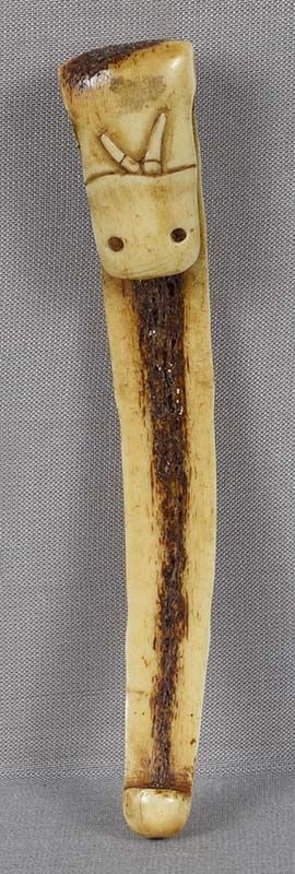19c Asakusa OBIHASAMI netsuke BAMBOO (1 of 5)