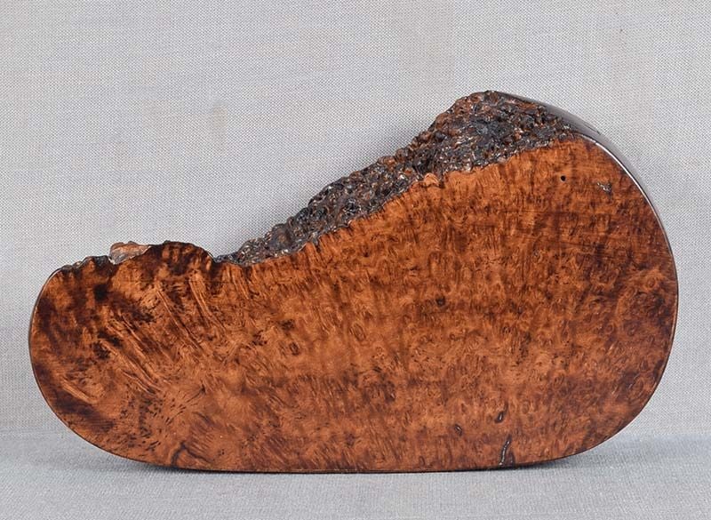 Vintage Japanese BURLWOOD STAND tea ceremony display: Vintage Japanese burlwood stand of irregular shape to be used for placing objects during tea ceremony, or for display of ceramics or okimono. Wonderful dense wood with supremely beautiful texture
