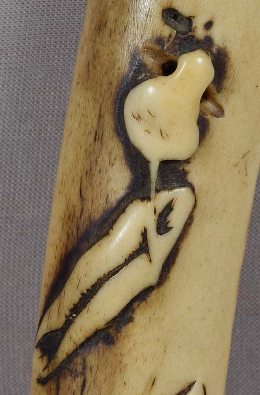 19c Japanese ASAKUSA KISERUZUTSU Japanese pipe case IKEBANA - 3
