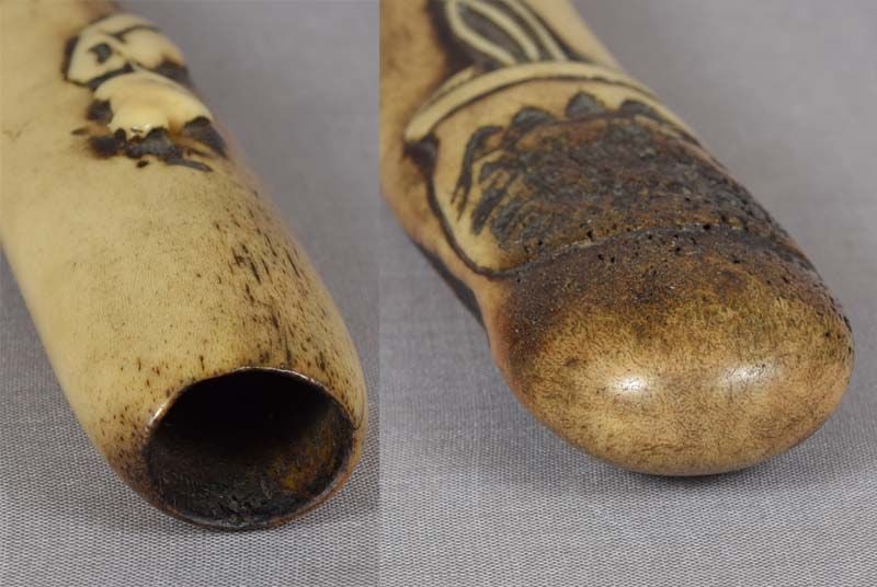 19c Japanese ASAKUSA KISERUZUTSU Japanese pipe case IKEBANA - 5