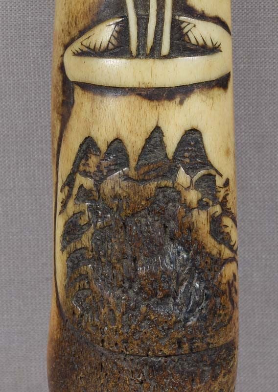 19c Japanese ASAKUSA KISERUZUTSU Japanese pipe case IKEBANA - 6