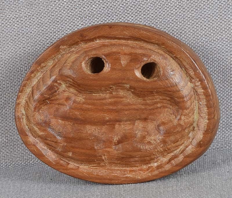 19c netsuke Hida school ABALONE - 2