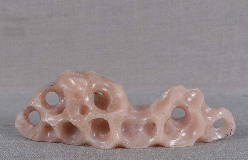 Vintage Chinese scholar BRUSH REST soapstone as Taihu rock (1 of 6)
