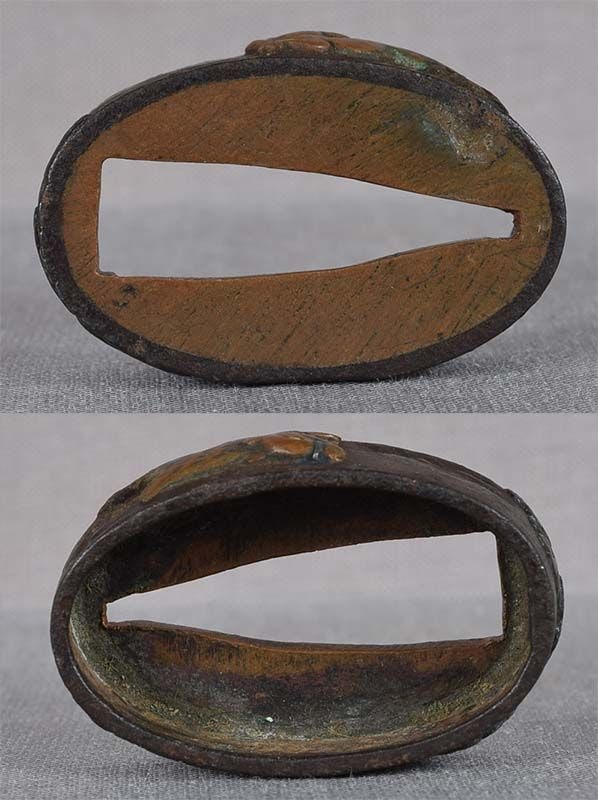 19c Japanese sword FUCHI boar and pines - 5