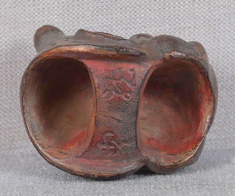 19c netsuke MASK ONI by RYUUN - 3