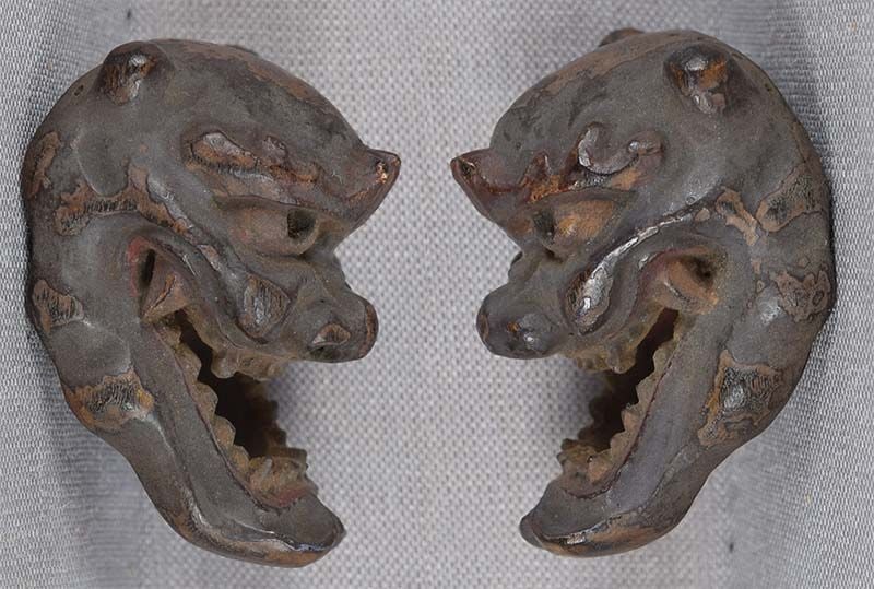 19c netsuke MASK NAMANARI by RYUUN - 2
