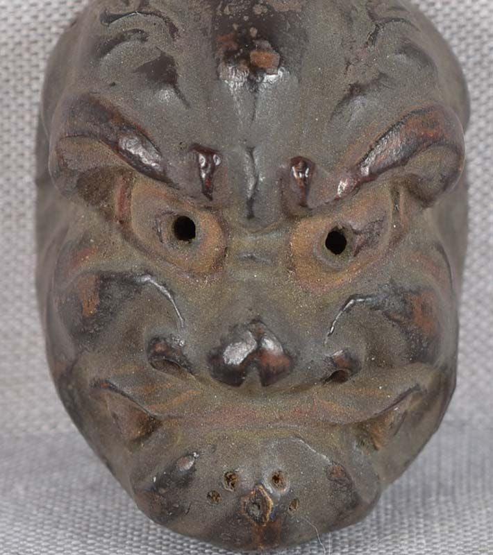19c netsuke MASK KO-BESHIMI by RYUUN - 4