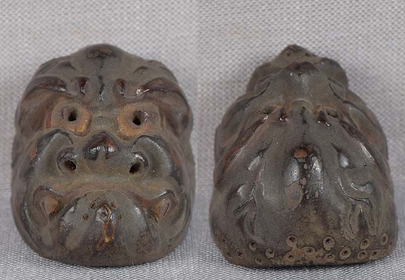 19c netsuke MASK KO-BESHIMI by RYUUN - 5