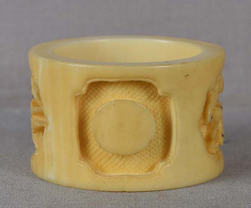 19c Chinese export NAPKIN RING various fish - 4