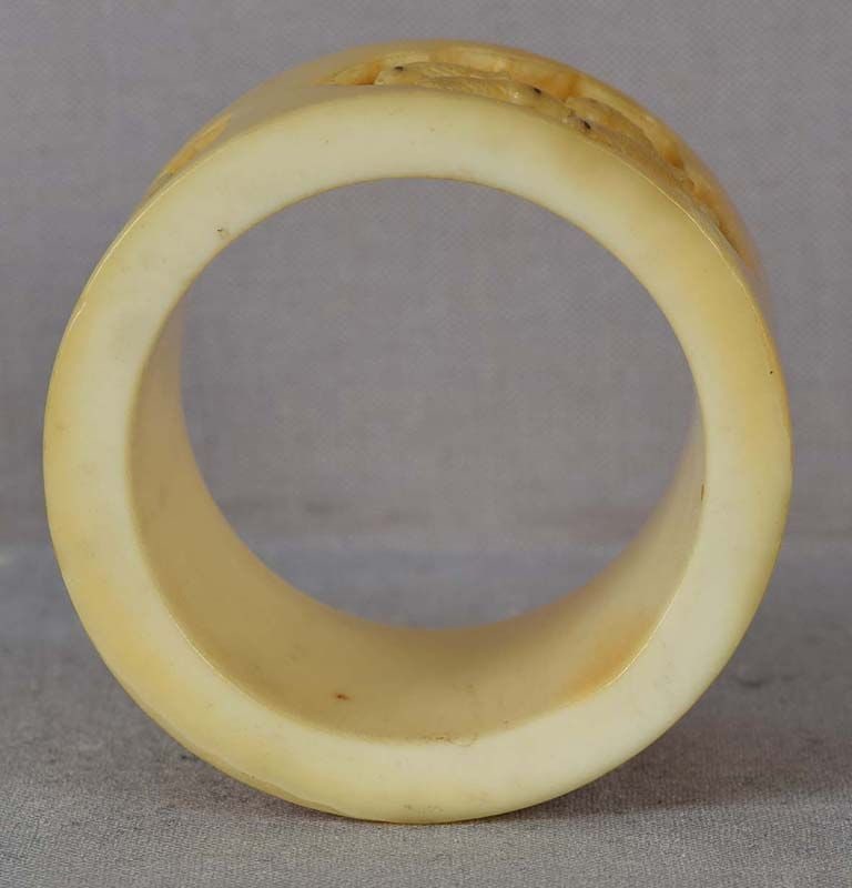 19c Chinese export NAPKIN RING various fish - 6