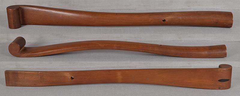19c Japanese sakura wood NYOI Buddhist SCEPTER - 3